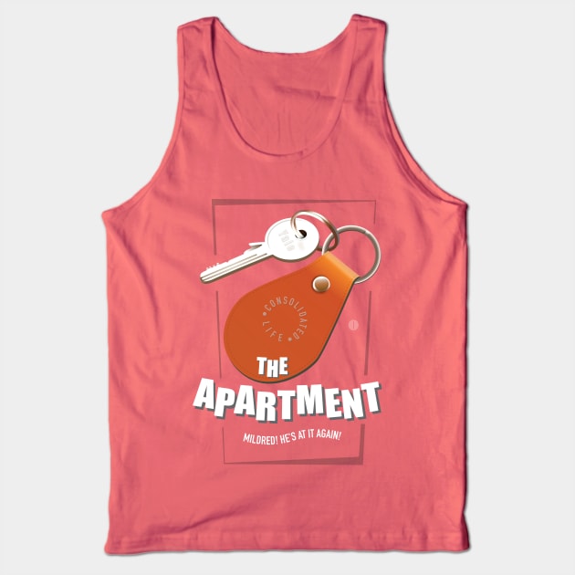 The Apartment - Alternative Movie Poster Tank Top by MoviePosterBoy